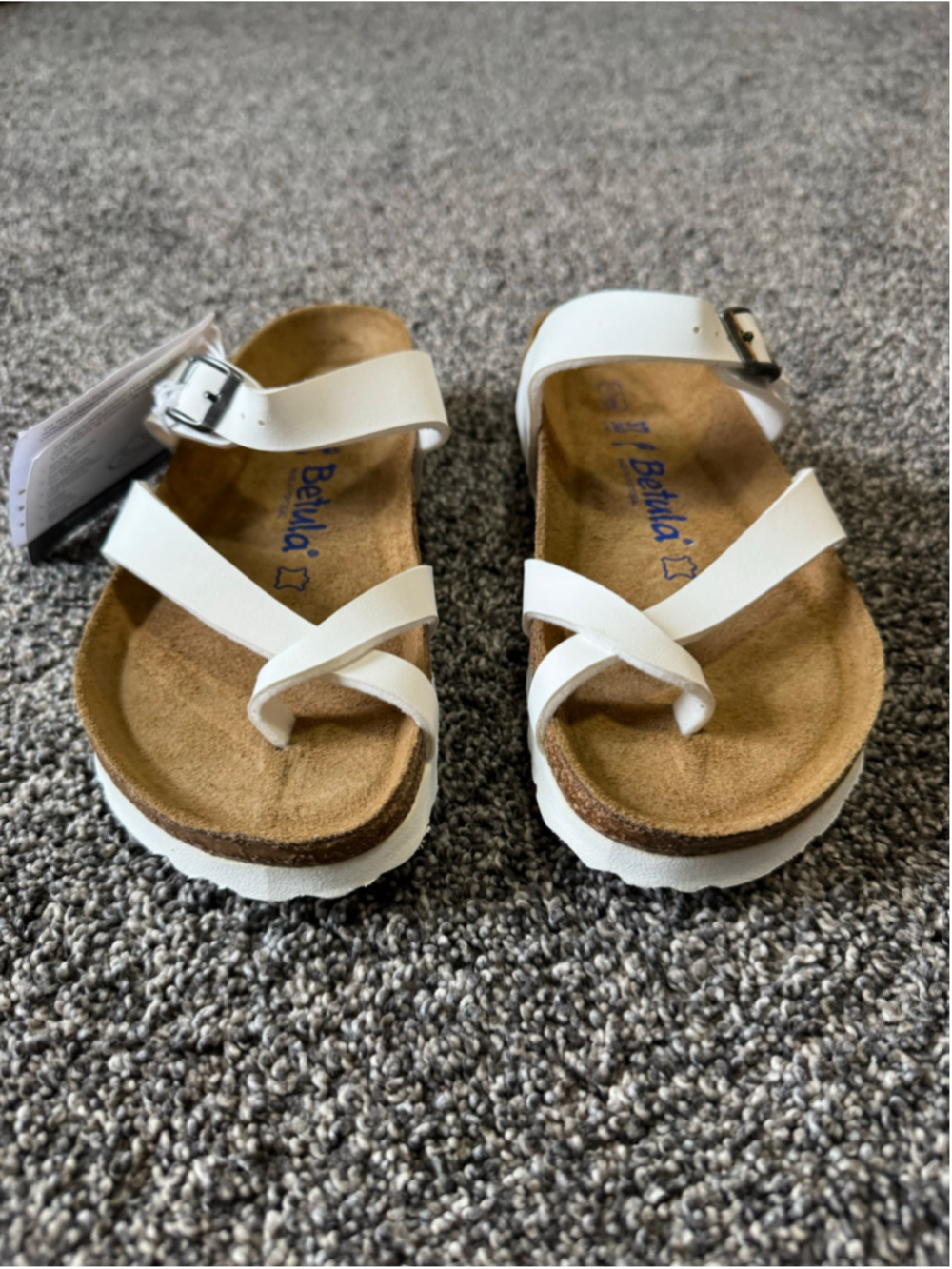 Women's Betula by Birkenstock Mia Sandals in White Size 37/6.5 NWT - Picture 4 of 13